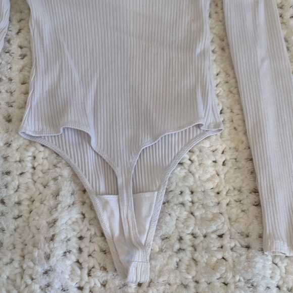 Wilfred Free scoop neck white long sleeve bodysuit - Picture 4 of 7